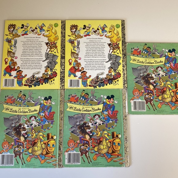 Little Golden Books Mickey Mouse Sesame Street, Thumbelina, Scuffy, Princess Pea - Picture 3 of 13